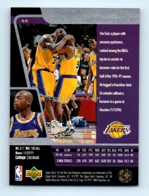 1996 Upper Deck SP #55 Nick Van Exel Los Angeles Lakers