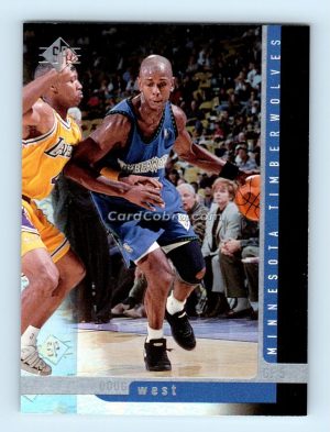 1996 Upper Deck SP #67 Doug West Minnesota Timberwolves