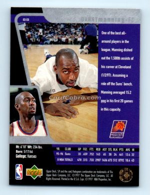 1996 Upper Deck SP #88 Danny Manning Phoenix Suns