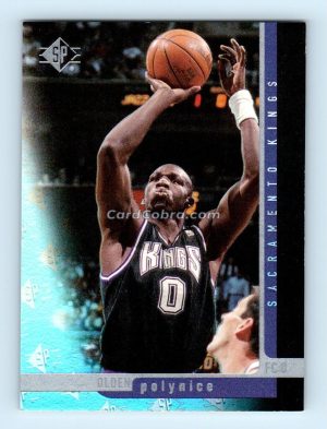 1996 Upper Deck SP #97 Olden Polynice Sacramento Kings