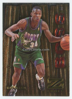 1996 Z-Force Super Boss #2 SB Ray Allen Milwaukee Bucks Rookie Card