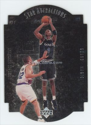 1997 Collector's Choice Star Attractions #SA18 Anfernee Hardaway Orlando Magic