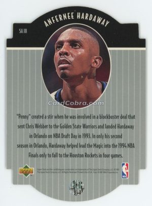 1997 Collector's Choice Star Attractions #SA18 Anfernee Hardaway Orlando Magic