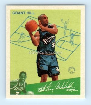 1997 Fleer Goudey Greats #5GG Grant Hill Detroit Pistons