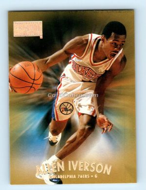 1997 SkyBox Premium Reebok #100 Allen Iverson Philadelphia 76ers