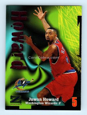 1997 SkyBox Z-Force #127 Juwan Howard Washington Bullets