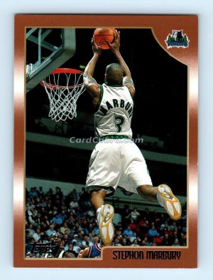 1998 Topps #58 Stephon Marbury Minnesota Timberwolves