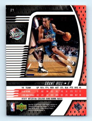 1998 Upper Deck Ionix #21 Grant Hill Detroit Pistons