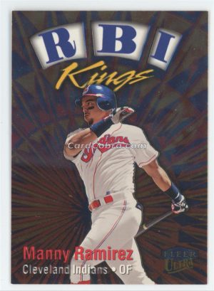 1999 Fleer Ultra RBI Kings #9 RK Manny Ramirez Cleveland Indians