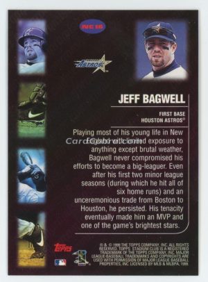 1999 Stadium Club Never Compromise #NC14 Jeff Bagwell Houston Astros