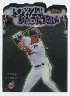 1999 Topps Power Brokers #PB18 Manny Ramirez Cleveland Indians