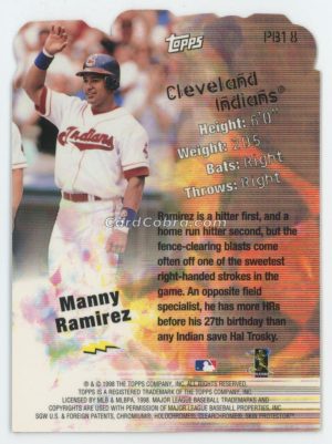 1999 Topps Power Brokers #PB18 Manny Ramirez Cleveland Indians