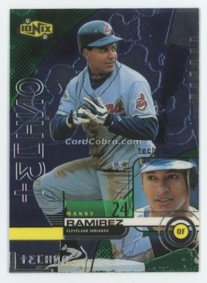 1999 UD Ionix #R73 Manny Ramirez Techno Cleveland Indians