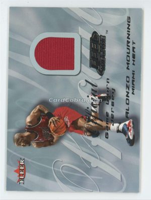 2000 Fleer Feel the Game #NNO Alonzo Mourning Patch Miami Heat