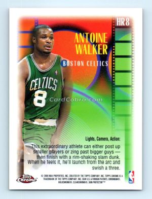 2000 Topps Chrome Highlight Reels #HR 8 Antoine Walker Boston Celtics