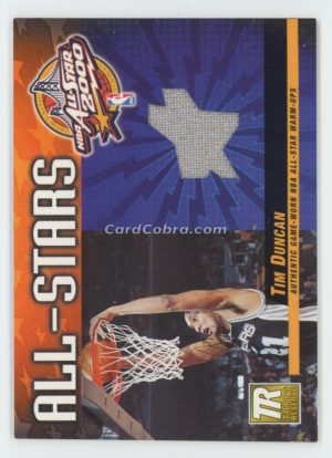 2000 Topps Reserve All Stars #TAS12 Tim Duncan San Antonio Spurs