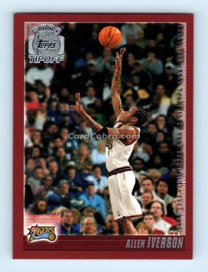 2000 Topps Tipoff #148 Allen Iverson Philadelphia 76ers