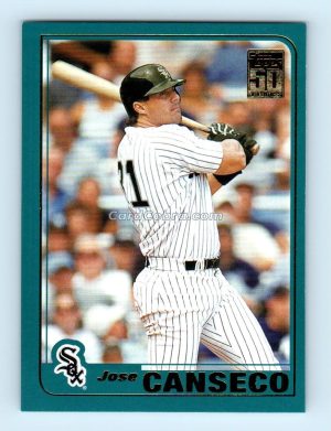 2001 Topps Traded & Rookies #T59 Jose Canseco Chicago White Sox