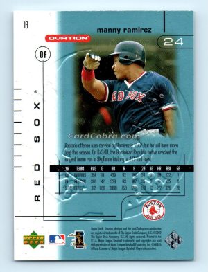 2002 Upper Deck Ovation #16 Manny Ramirez Boston Red Sox