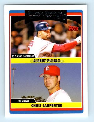 2006 Topps Updates & Highlights #UH296 Albert Pujols/Chris Carpenter St. Louis Cardinals