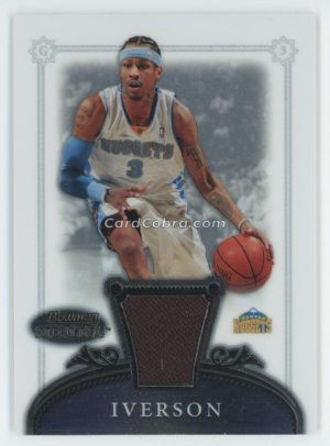 2007 Bowman Sterling #13 Allen Iverson Patch Denver Nuggets