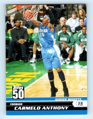 2007 Topps 50 #7 Carmelo Anthony Denver Nuggets