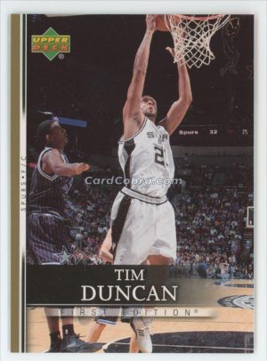 2007 Upper Deck First Edition Gold #175 Tim Duncan San Antonio Spurs