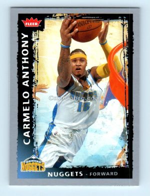 2008 Fleer #150 Carmelo Anthony Denver Nuggets