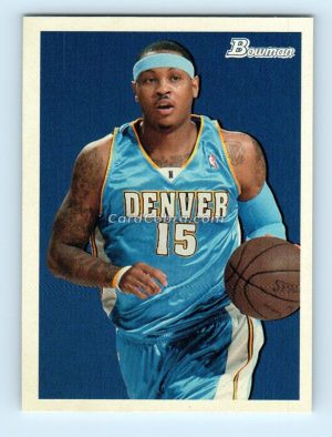 2009 Bowman 48 #20 Carmelo Anthony Denver Nuggets