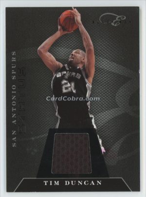 2010 Donruss Elite Black Box #58 Tim Duncan Patch San Antonio Spurs