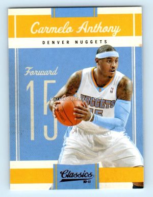 2010 Panini Classics #39 Carmelo Anthony Denver Nuggets