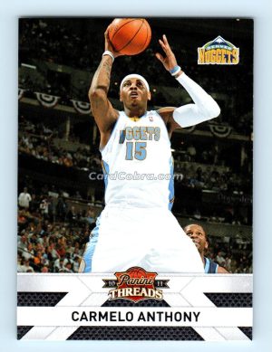 2010 Panini Threads #109 Carmelo Anthony Denver Nuggets