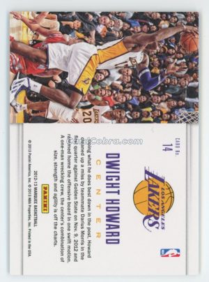 2012 Panini Marquee Slam Dunk Legends #14 Dwight Howard Houston Rockets