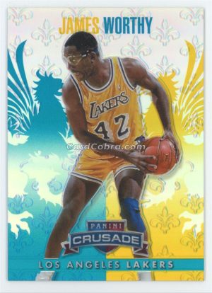 2013 Panini Crusade Teal #281 James Worthy /249 Los Angeles Lakers