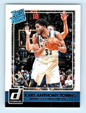 2015 Panini Donruss #208 Karl-Anthony Towns Minnesota Timberwolves Rookie Card