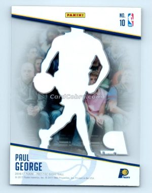 2016 Panini Prestige Acetate Veterans #10 Paul George Indiana Pacers