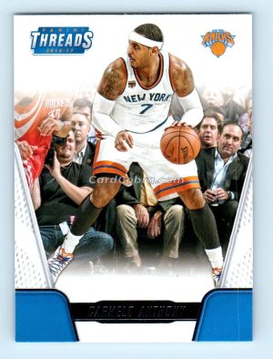 2016 Panini Threads #95 Carmelo Anthony New York Knicks