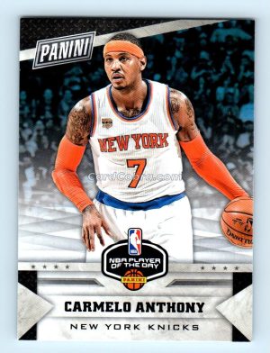 2017 Panini Player of the Day #23 Carmelo Anthony New York Knicks