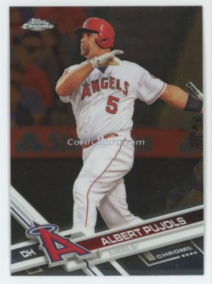 2017 Topps Chrome #65 Albert Pujols Los Angeles Angels