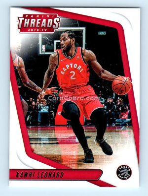 2018 Panini Threads #73 Kawhi Leonard Toronto Raptors