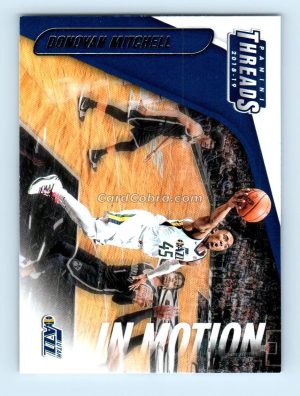 2018 Panini Threads In Motion #7 Donovan Mitchell Utah Jazz