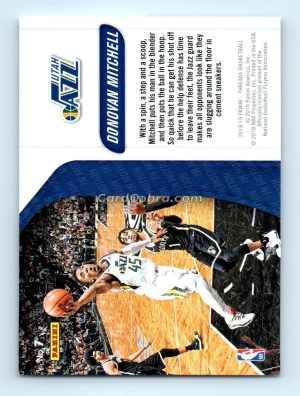 2018 Panini Threads In Motion #7 Donovan Mitchell Utah Jazz