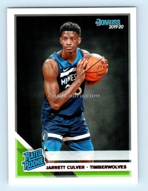 2019 Donruss #205 Jarrett Culver Minnesota Timberwolves Rookie Card