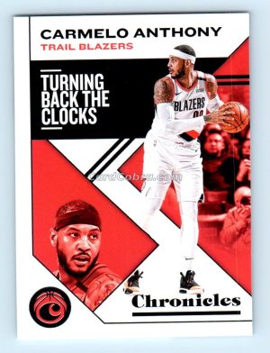 2019 Panini Chronicles #35 Carmelo Anthony Portland Trail Blazers