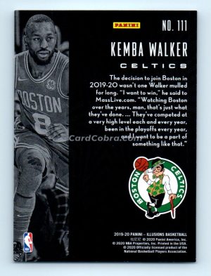 2019 Panini Illusions #111 Kemba Walker Boston Celtics