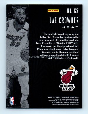 2019 Panini Illusions #127 Jae Crowder Miami Heat