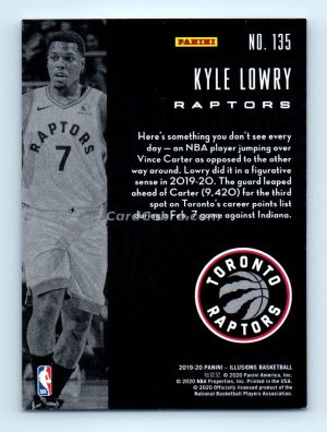 2019 Panini Illusions #135 Kyle Lowry Toronto Raptors