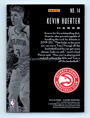 2019 Panini Illusions #14 Kevin Huerter Atlanta Hawks