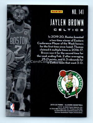 2019 Panini Illusions #141 Jaylen Brown Boston Celtics