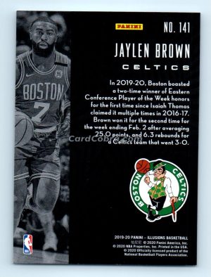 2019 Panini Illusions #141 Jaylen Brown Boston Celtics